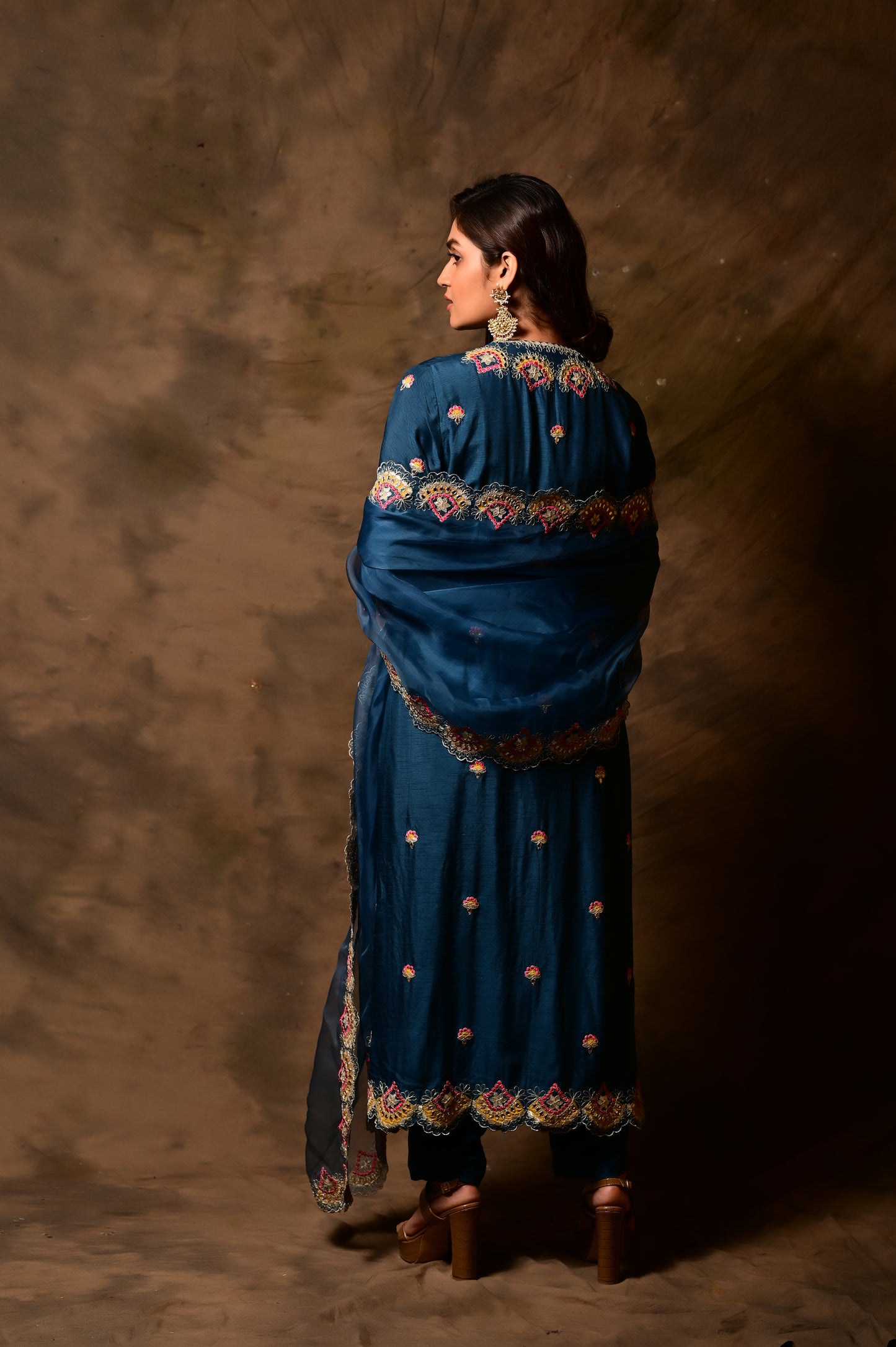 Mirror Applique Kurta Set