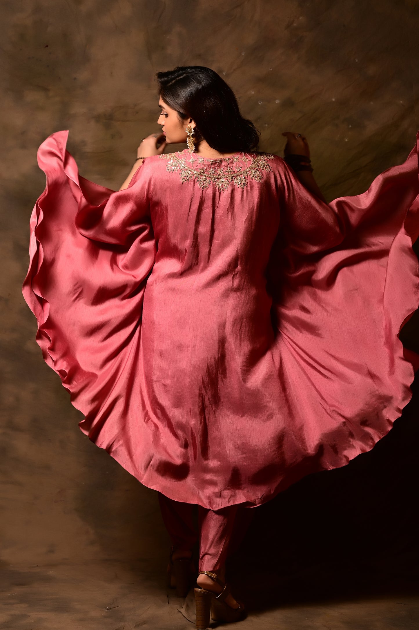 Dori-Marodi Work Shaped Kaftan Set