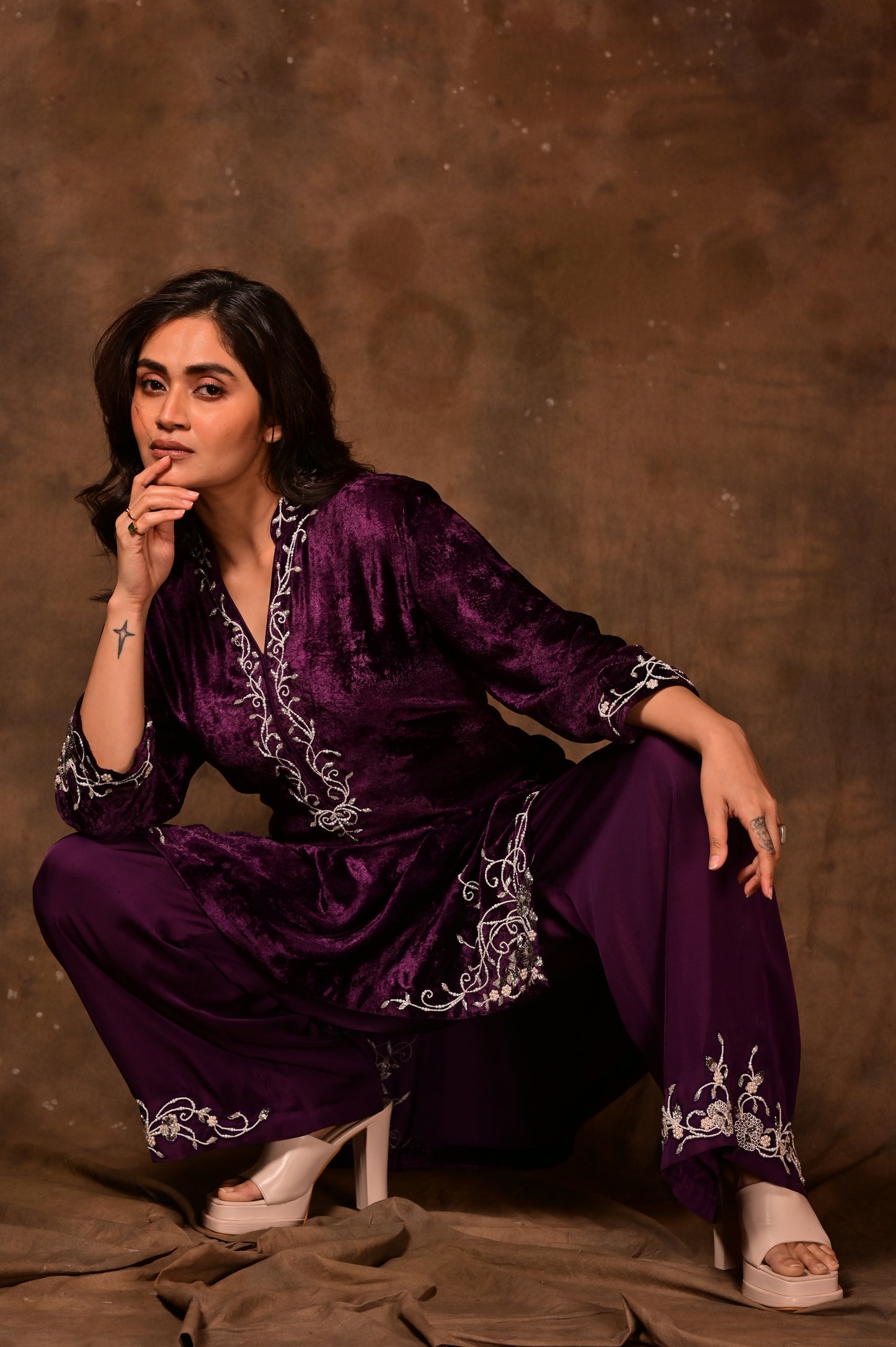 Velvet Co-ord Set