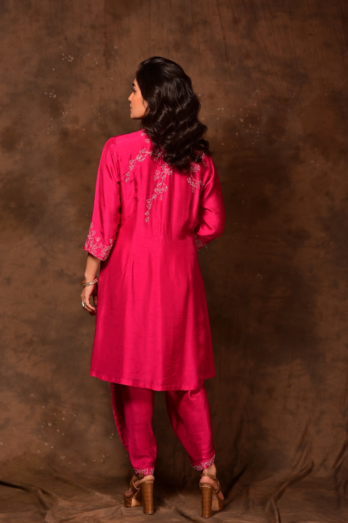 Short Kurta & Tulip Pants Set