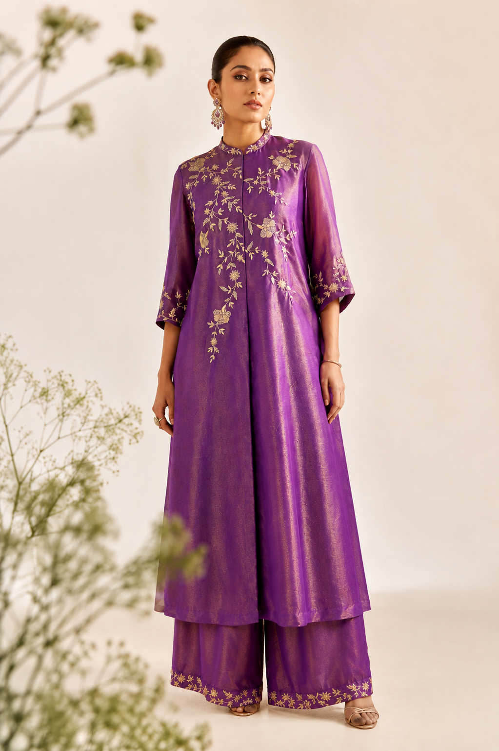 Tissue Kurta Set