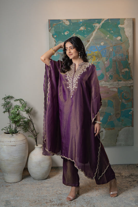 Tissue Kaftan Set