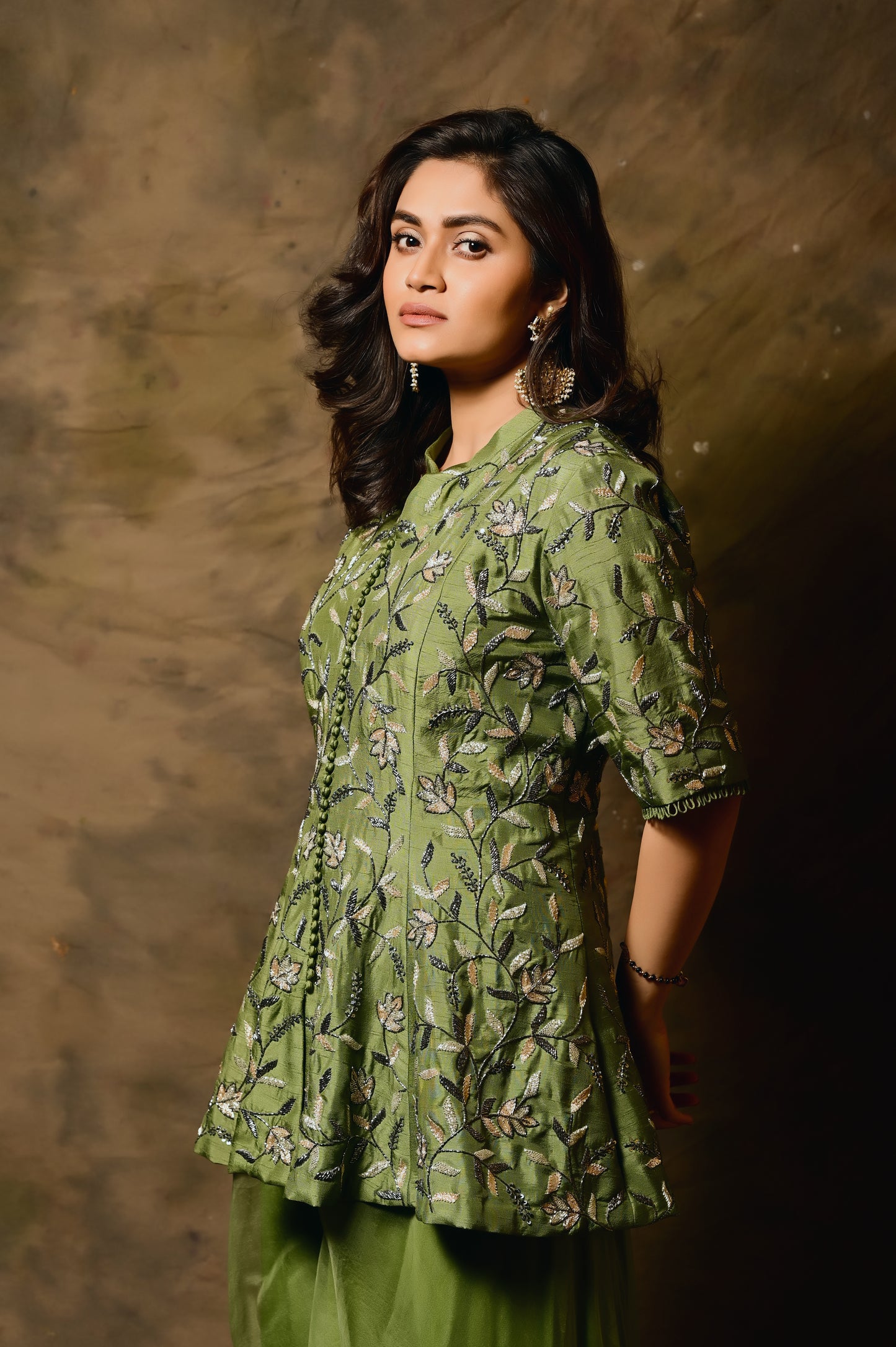 Peplum Top Set