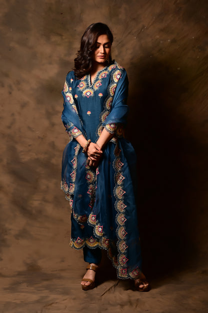 Mirror Applique Kurta Set