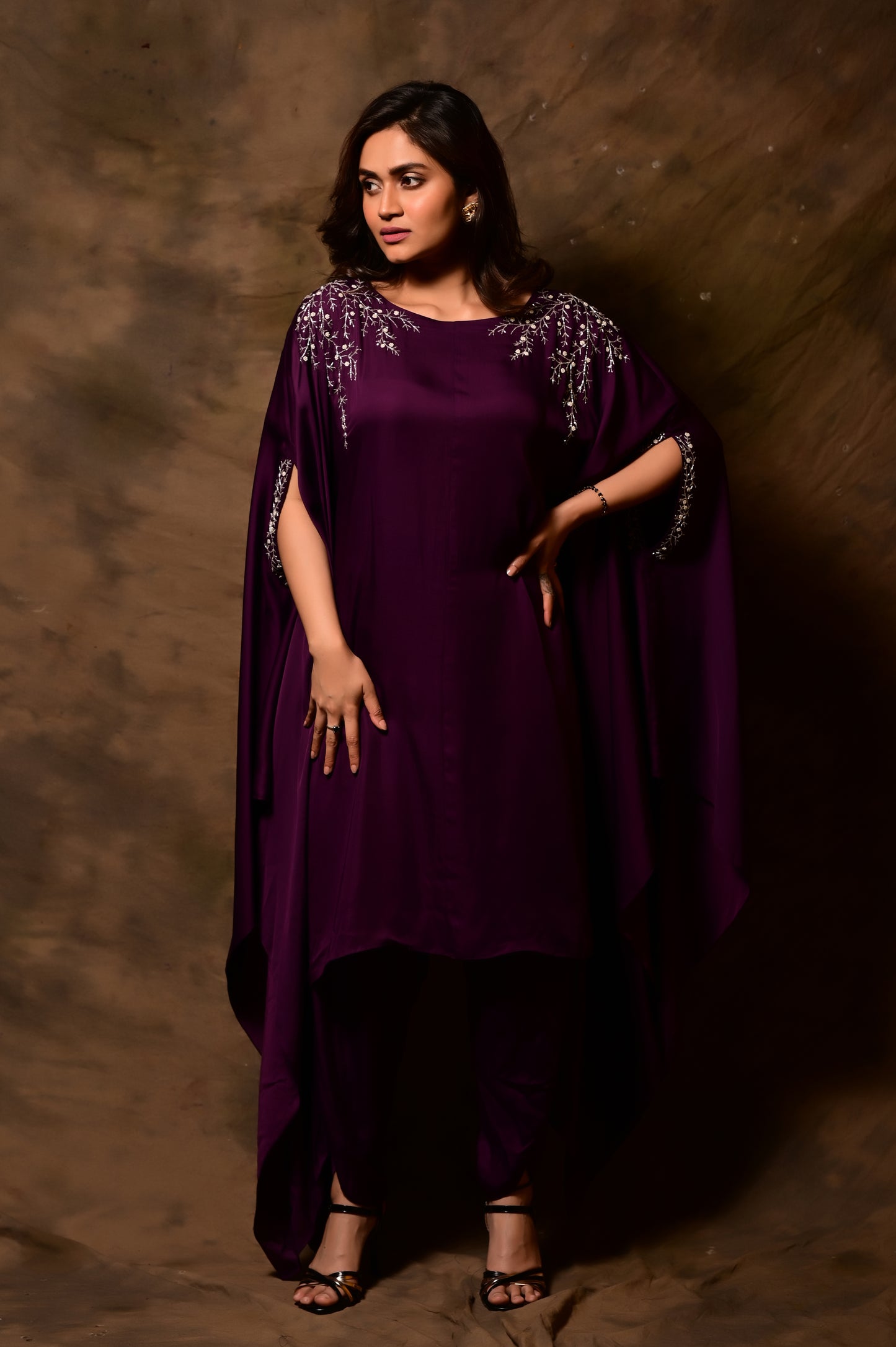 French Knot Kaftan Set