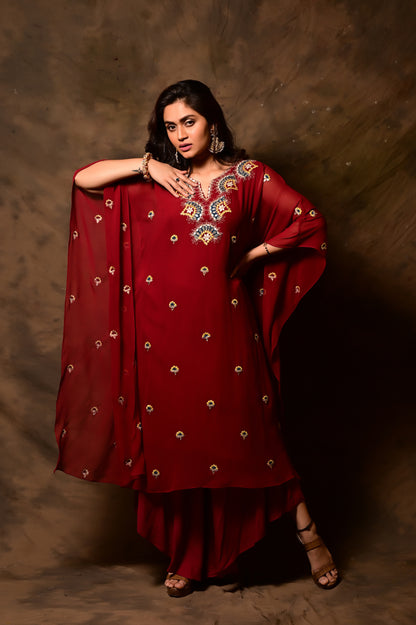 Mirror Applique Kaftan Set