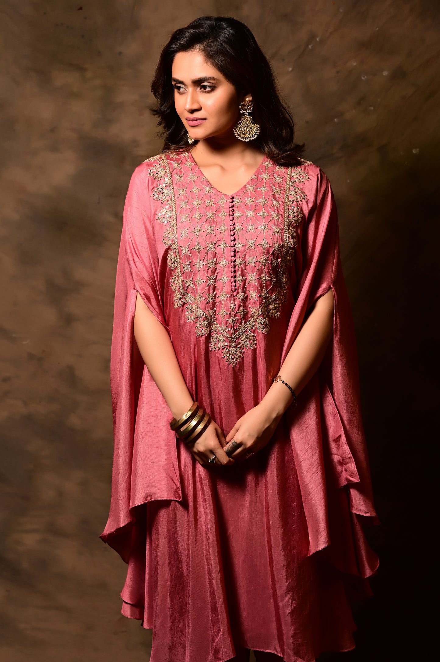 Dori-Marodi Work Shaped Kaftan Set