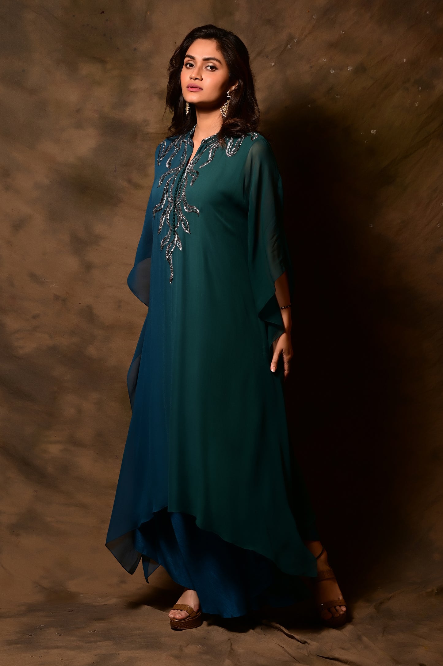 Foliage Kaftan Set