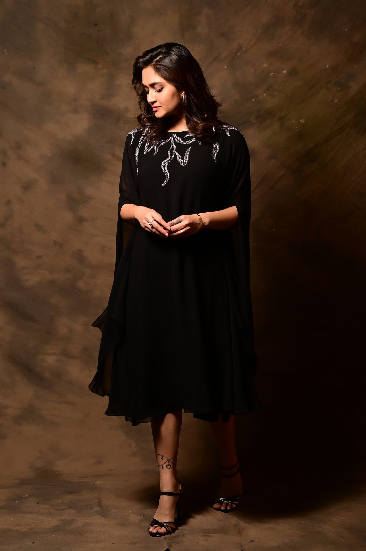 Foliage Kaftan Dress