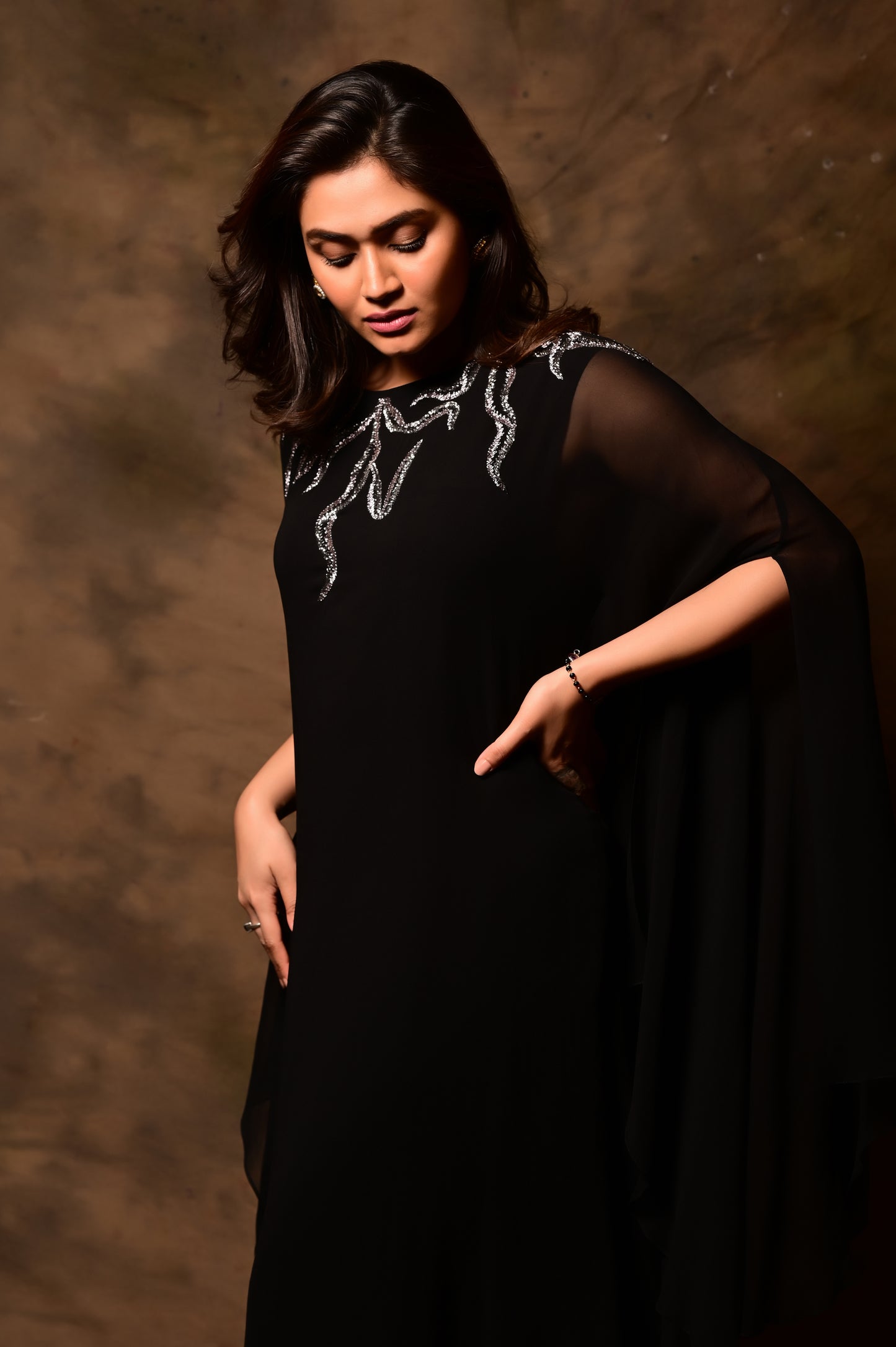 Foliage Kaftan Dress