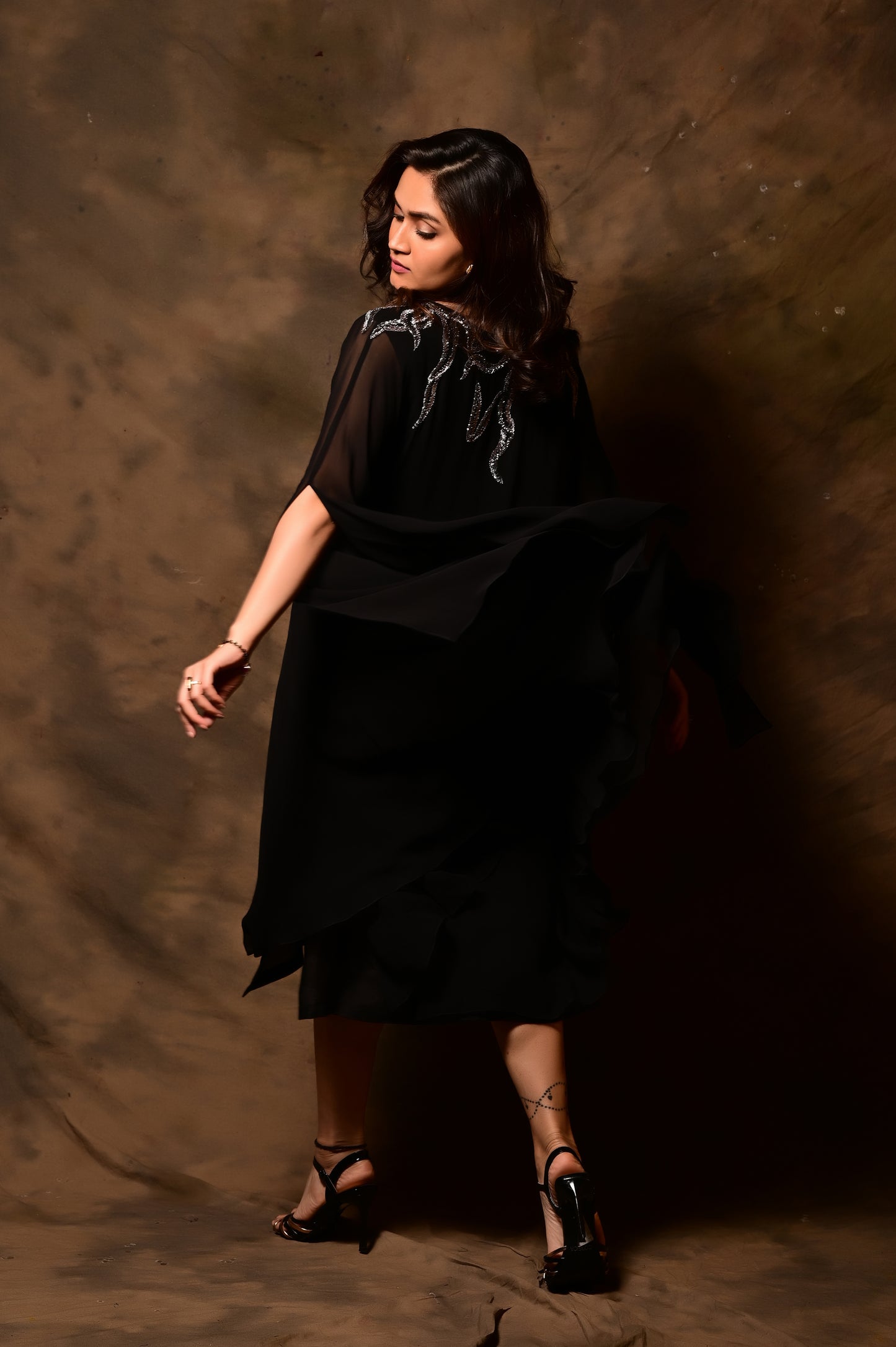 Foliage Kaftan Dress
