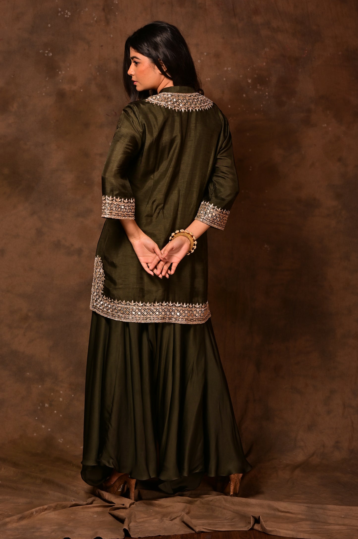 Zardozi Short Kurta Set