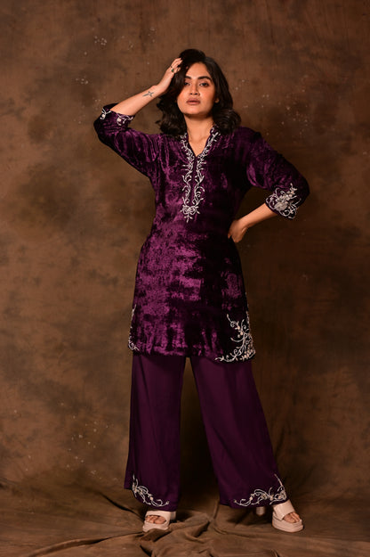 Velvet Co-ord Set