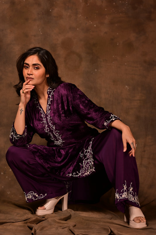 Velvet Co-ord Set