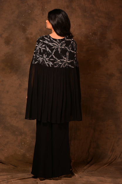Foliage Gather Cape Set