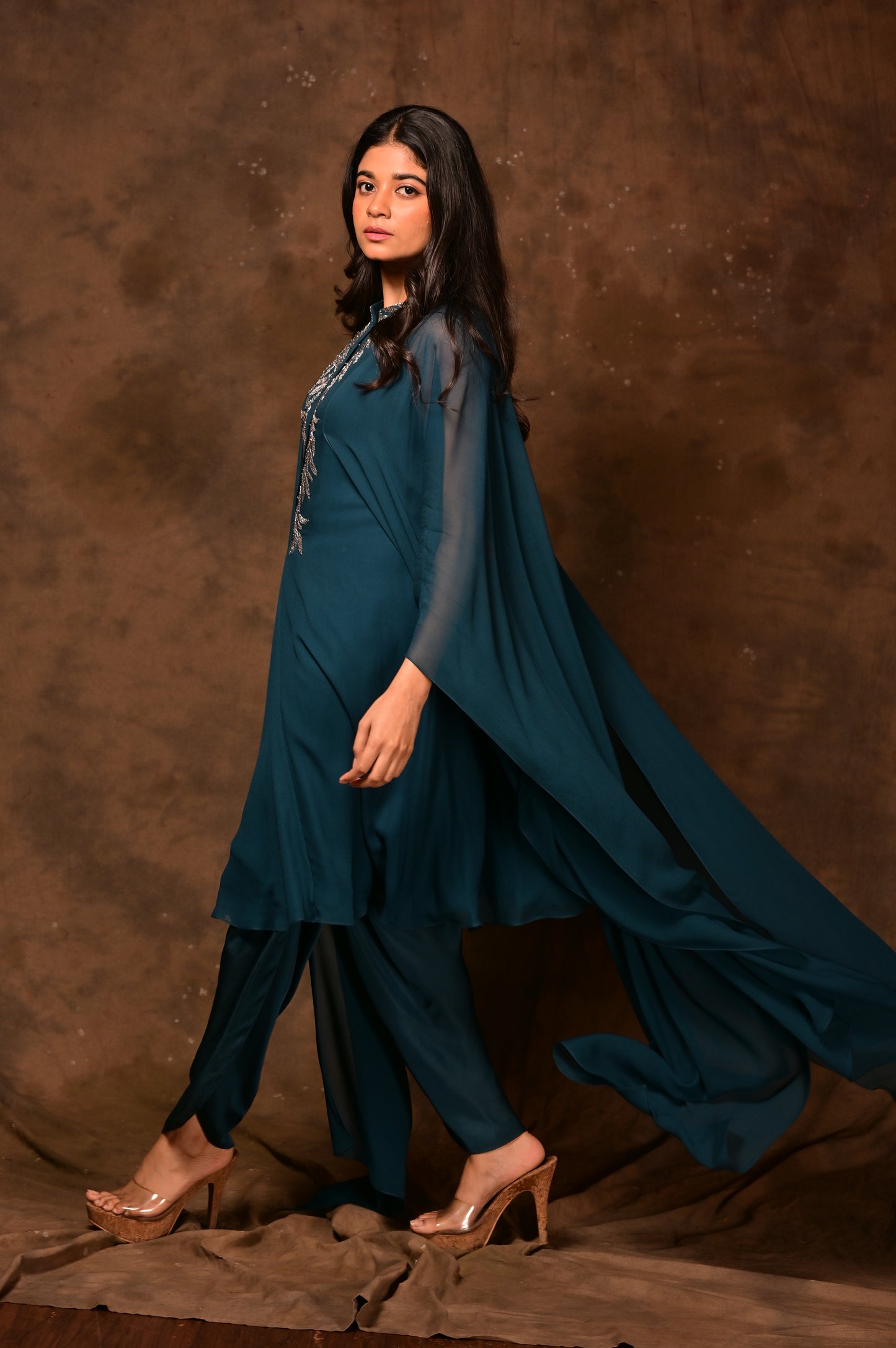Kaftan Flap Kurta Set