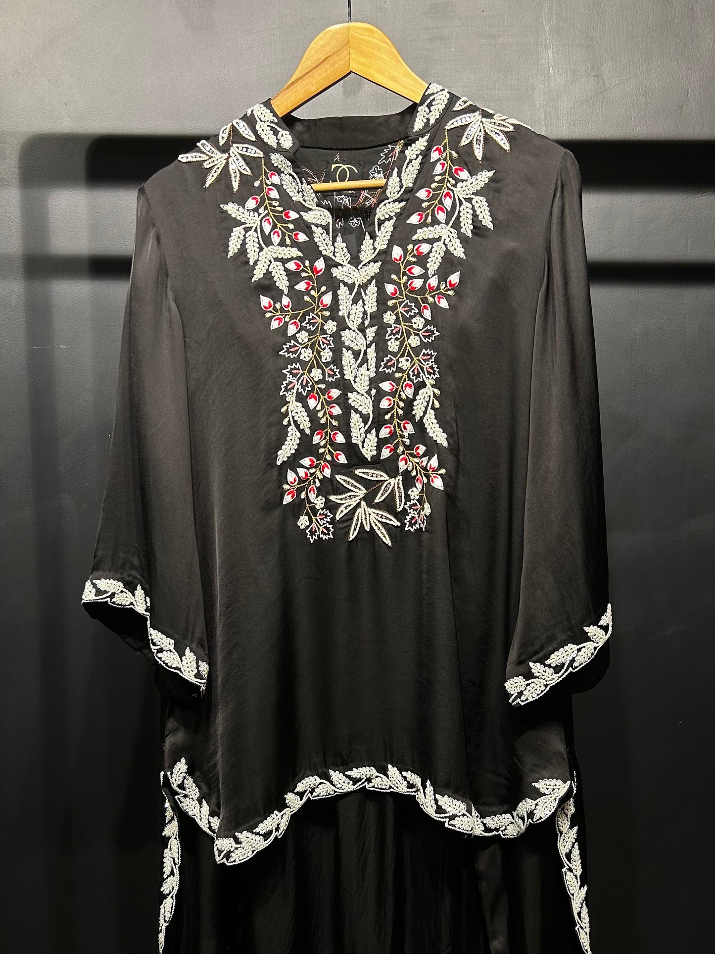 Asymmetric Embroidered Co-ord Set
