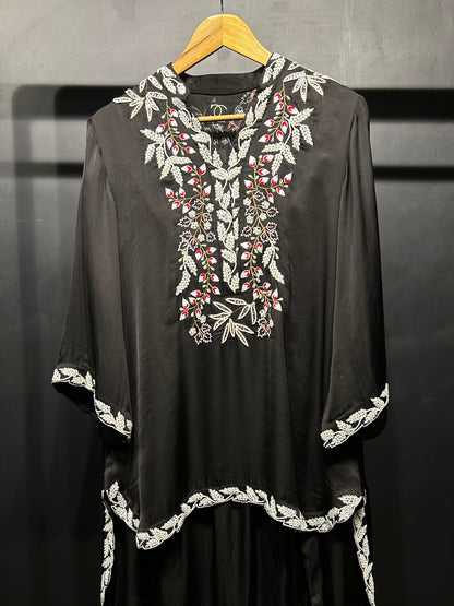 Asymmetric Embroidered Co-ord Set