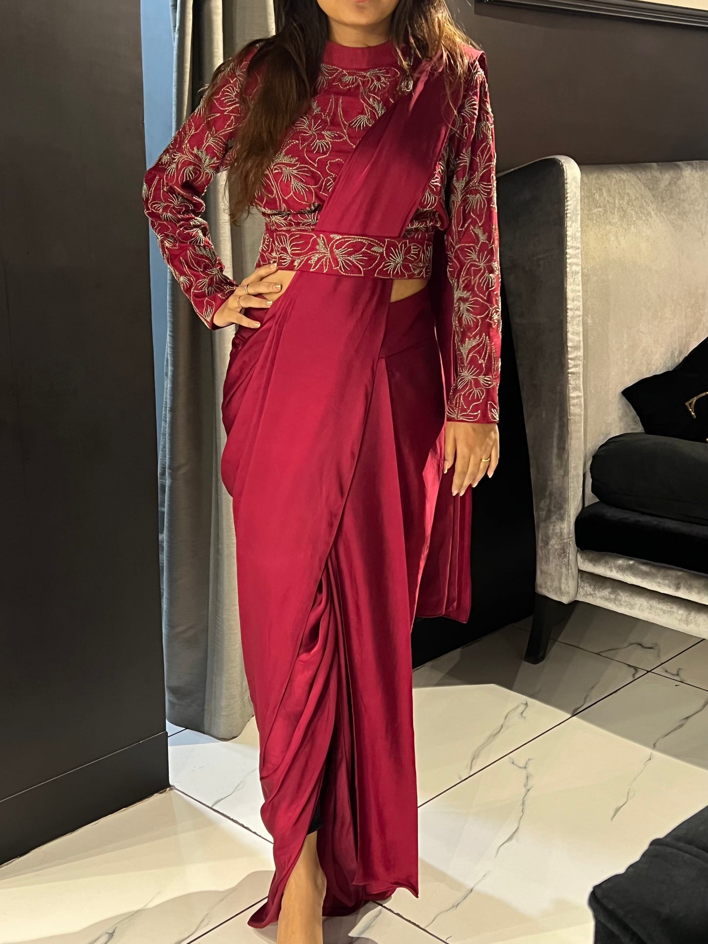 Dhoti Saree Set