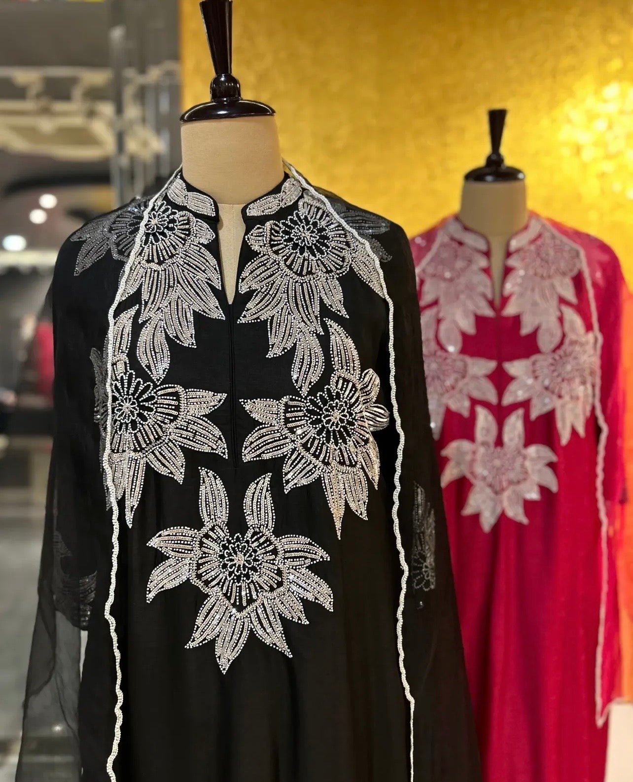 Macro Flower Kurta Set
