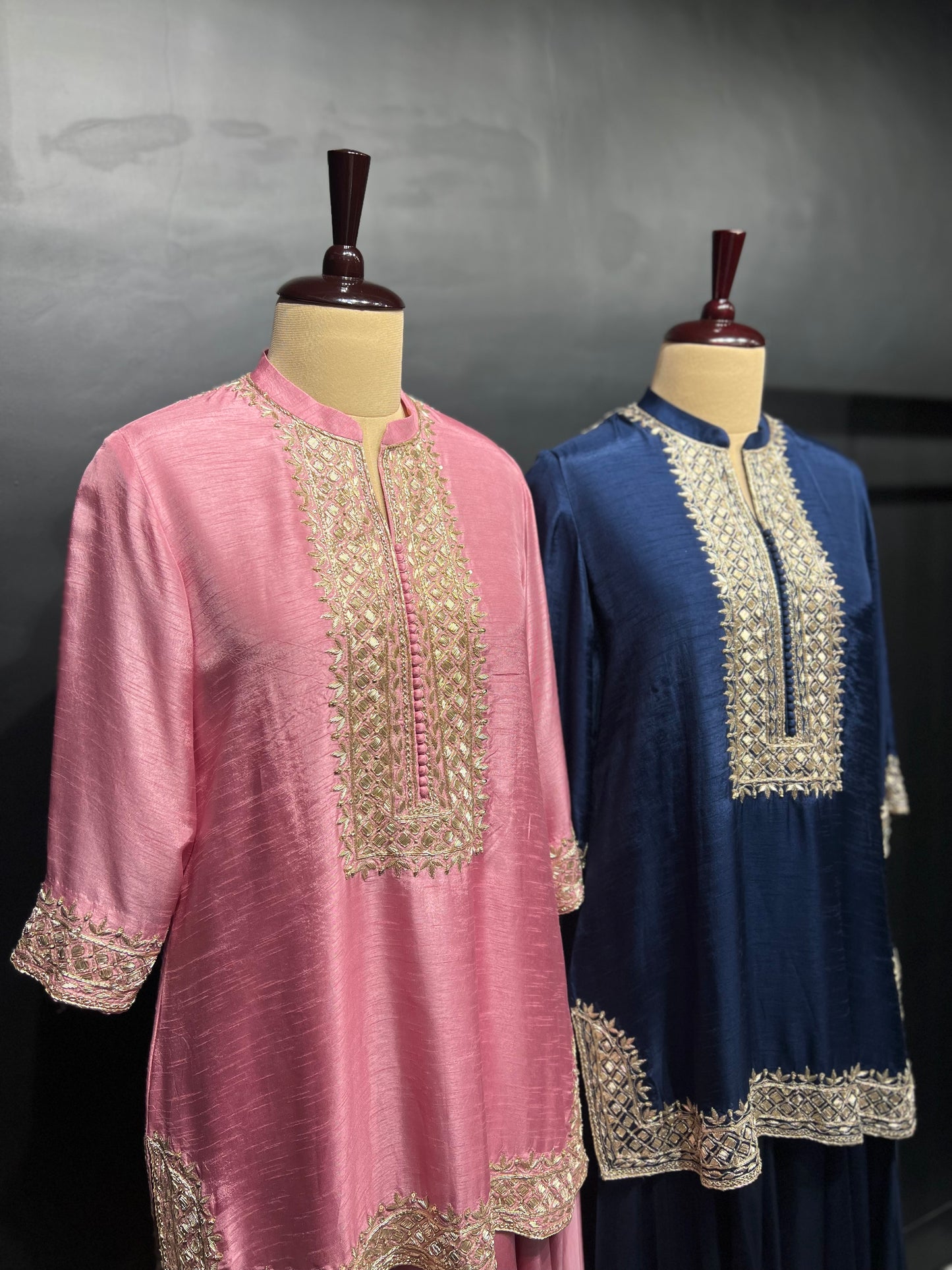 Zardozi Short Kurta Set