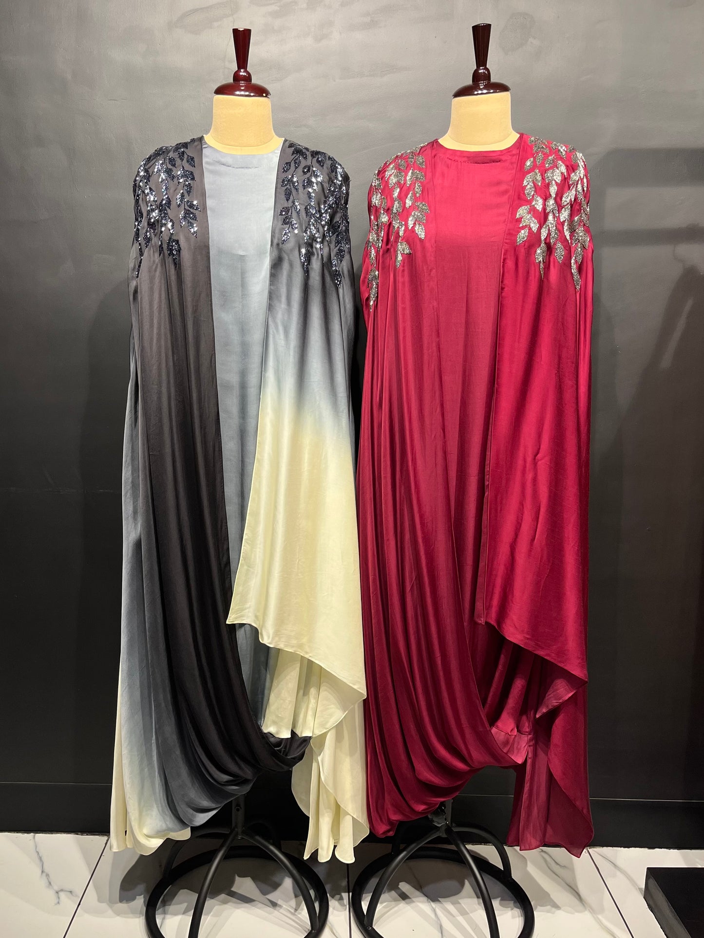 Cowl Cape Dress