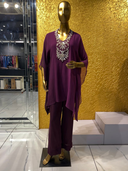 Ombre Yoked Kaftan