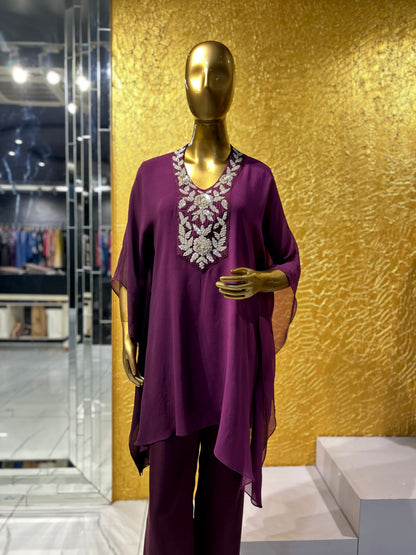 Ombre Yoked Kaftan